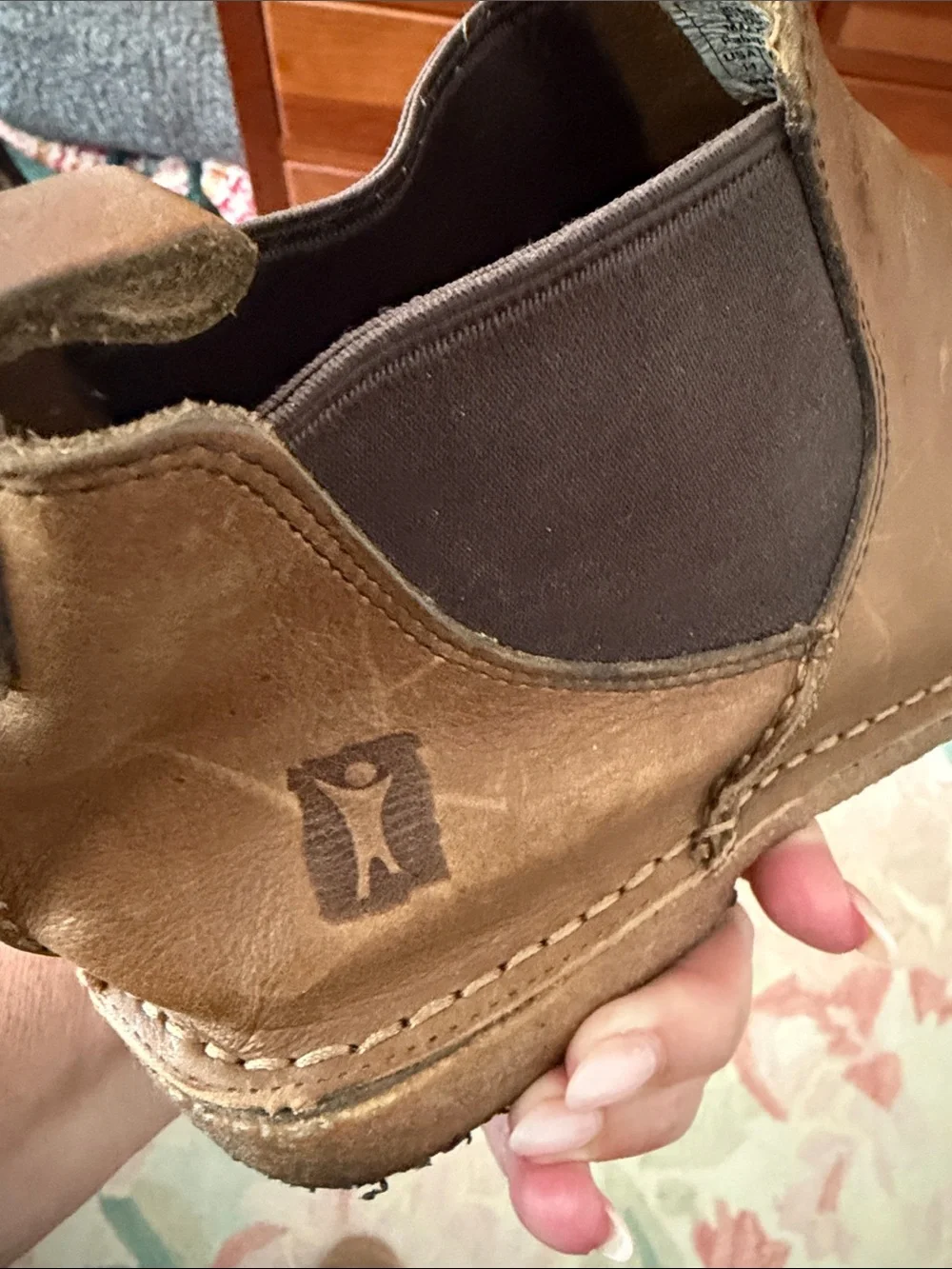Baffin Men's Brown Leather Slip-On Chelsea Boot Size 11